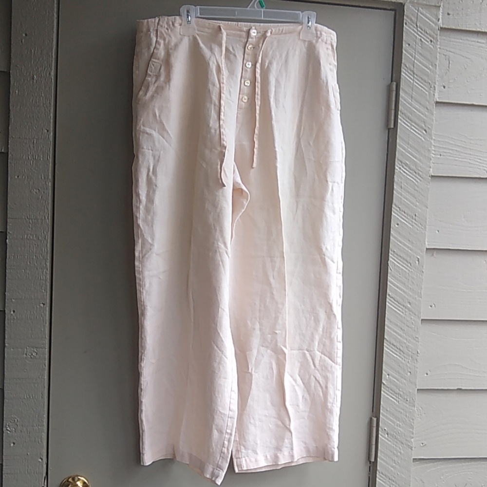 Real comfort Pants 100% Linen size 14